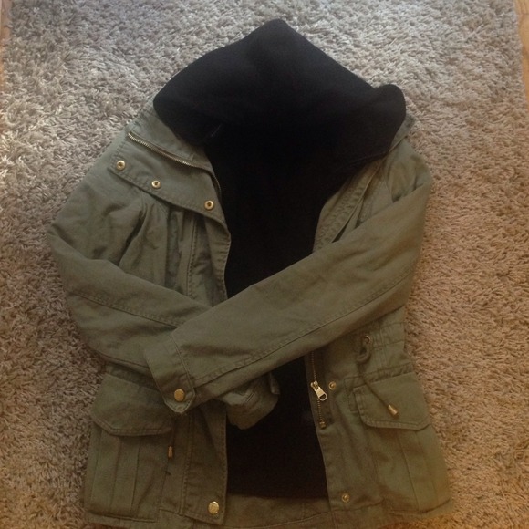 Utility jacket and fleece hoodie