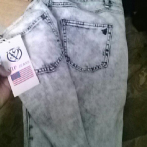 Acid Washed Ripped Skinny Jeans - Picture 2 of 2