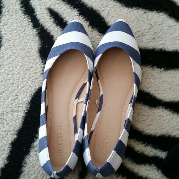 Forever 21 striped flats