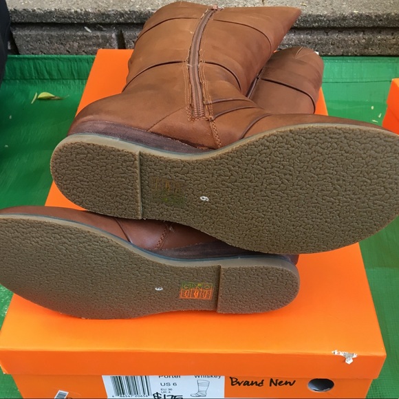 NWT Miz Mooz "Porter" leather boots whiskey brown - Picture 5 of 8