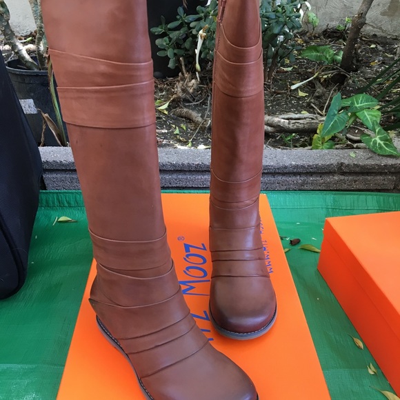 NWT Miz Mooz "Porter" leather boots whiskey brown - Picture 7 of 8