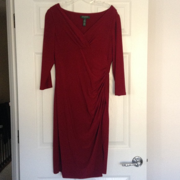 Date night Ralph Lauren red dress