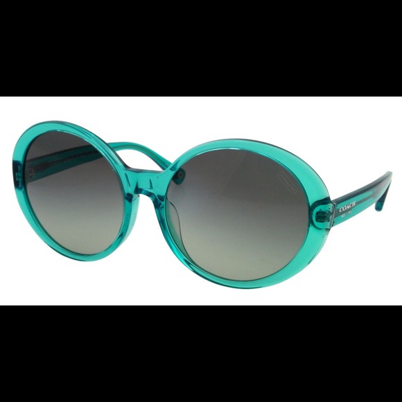 Coach Accessories - SOLD‼️COACH PATTY TRANSPARENT TURQOUISE SUNGLASSES