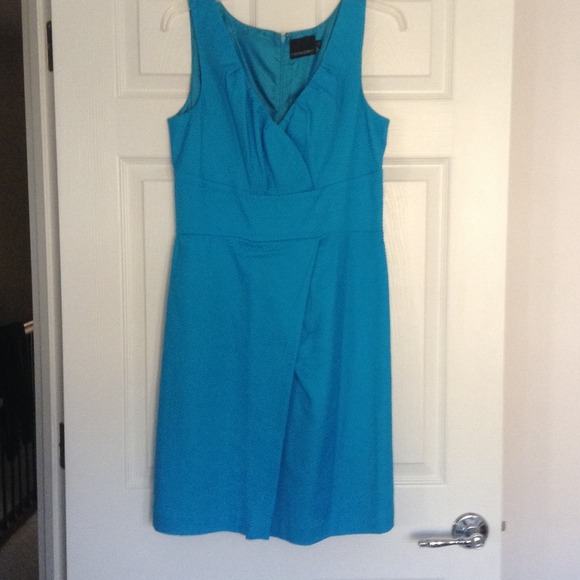 Teal Cotten dress ready for brunch in the Hamptons