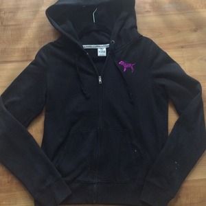 Vs purple/pink and black hoodie.