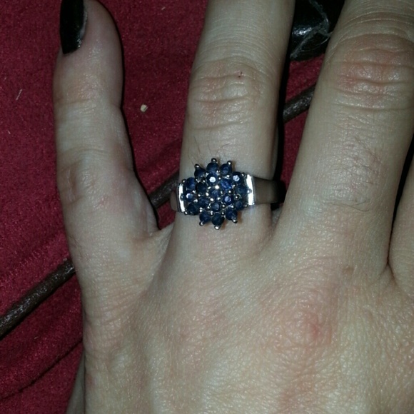 Natural Sapphire cluster