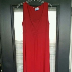Vibrant Red Maxi Dress