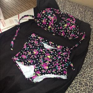 High waist bathing suit