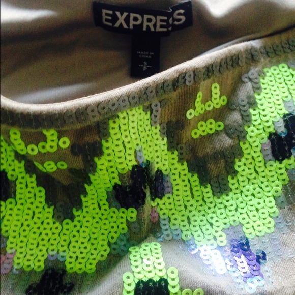 ✨SALE 2day ONLY✨EXPRESS SEQUIN EMBELLISHED SKIRT - Picture 2 of 2