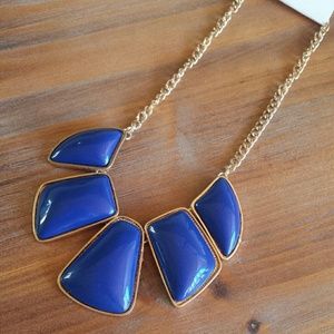 NWT Royal blue statement necklace
