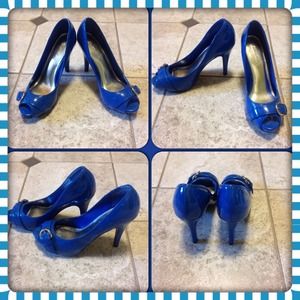 Royal Blue Charlotte Russe Shoes size 8