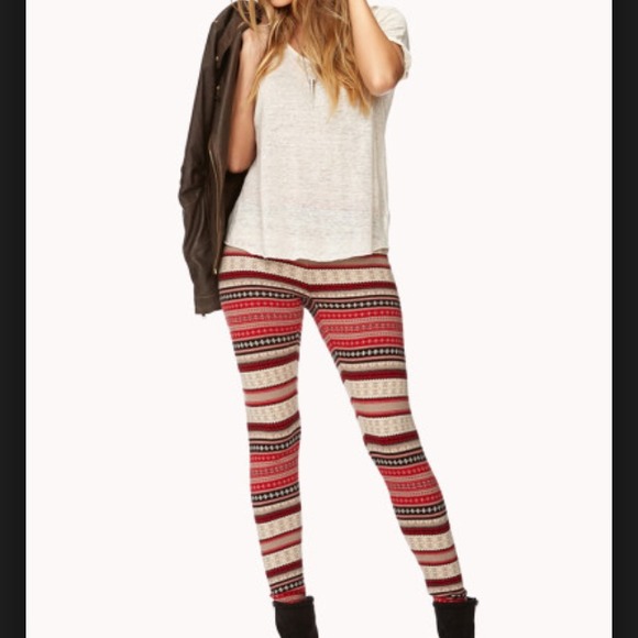 Fair Isle leggings