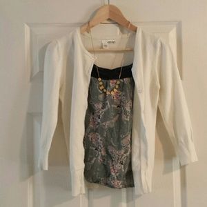 ❌SOLD❌ Short white cardigan