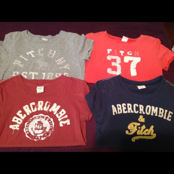 Abercrombie & Fitch Tee's. ALL 6 TEE'S!!!
