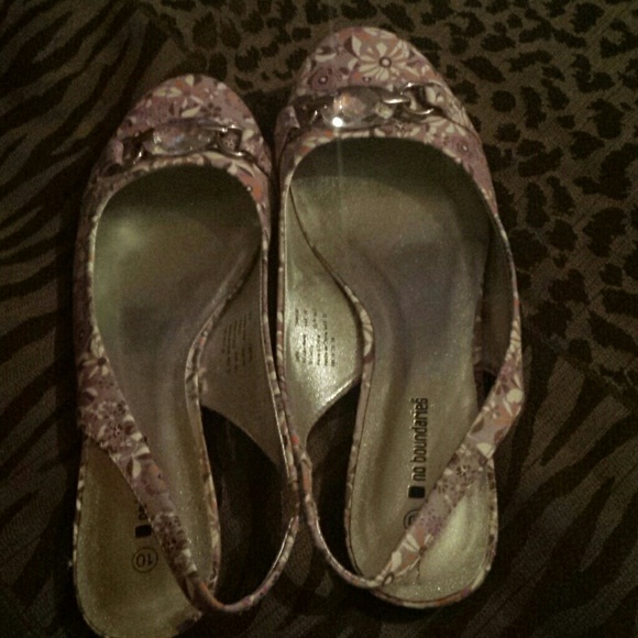 Floral shoes