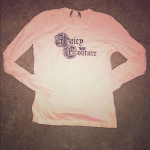 Juicy couture logo crown tee size medium