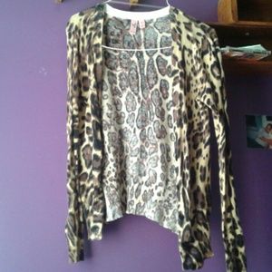 Cheetah Print Cardigan