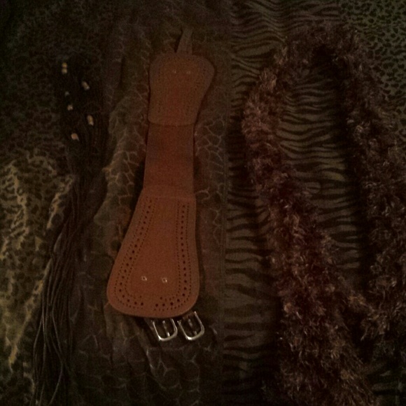 2 belts and a scarf