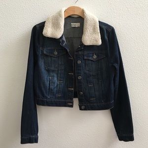 Detachable Fur Denim Jacket (NWOT)