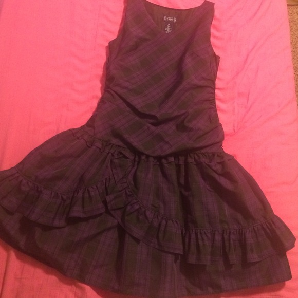 Purple formal dress