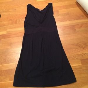Navy blue cotton dress