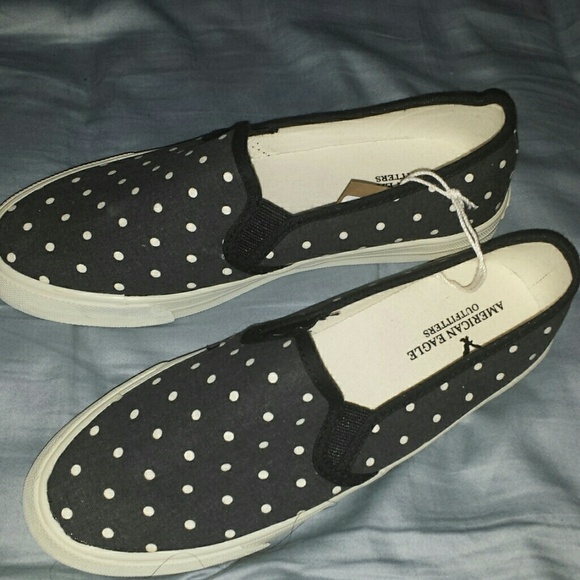 American Eagle Outfitters polkadot shoes