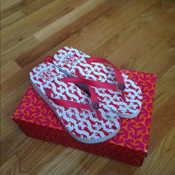 Tory Burch Flip Flops Size 8