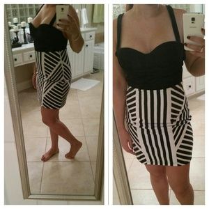 Sexy Twofer short dress