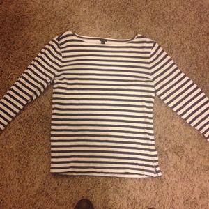 Blue/white stripped long sleeve shirt