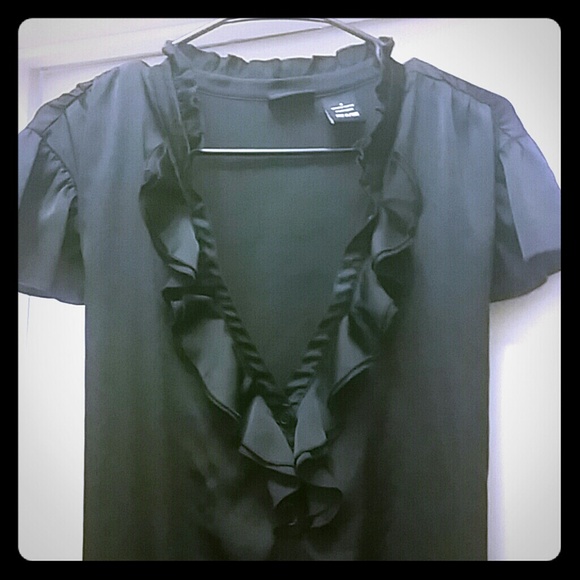 Black silky Blouse from Torrid
