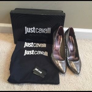 Just Cavalli metallic  pump 40