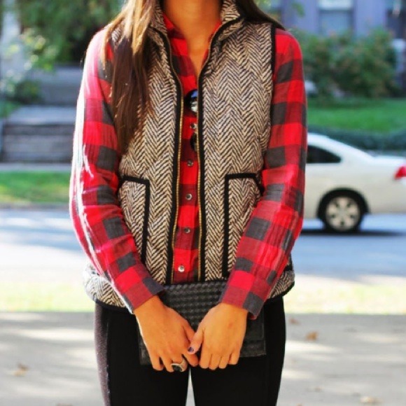 10% Off!! J. Crew Herringbone Vest!
