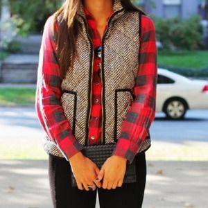 10% Off!! J. Crew Herringbone Vest!