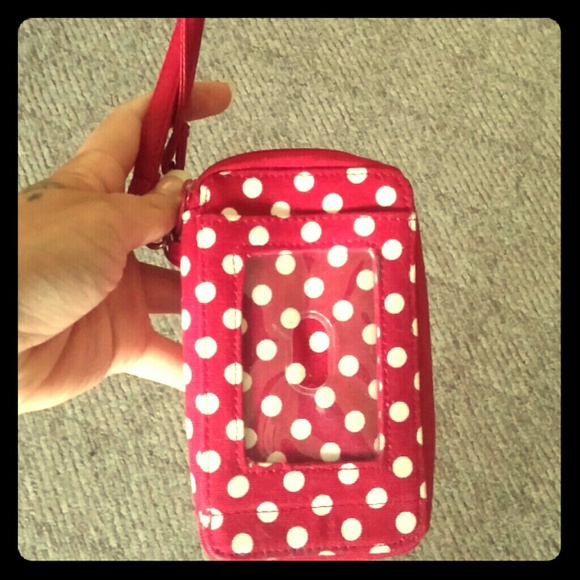 Cell phone pouch/ID holder/wristlet