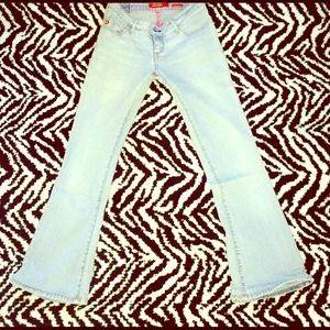 Miss Sixty light blue low rise jeans