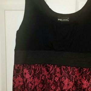 Sexy Lace Gathered Dress