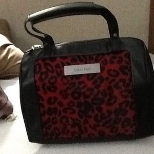 Calvin Klein animal print handbag
