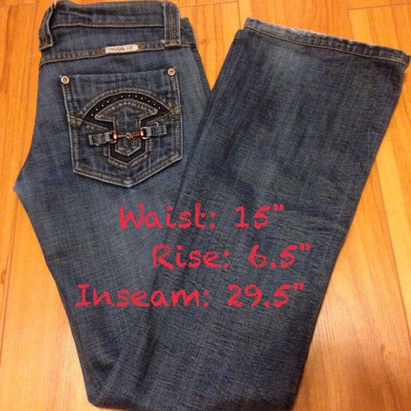 Frankie B size 4 jean denim lowrise