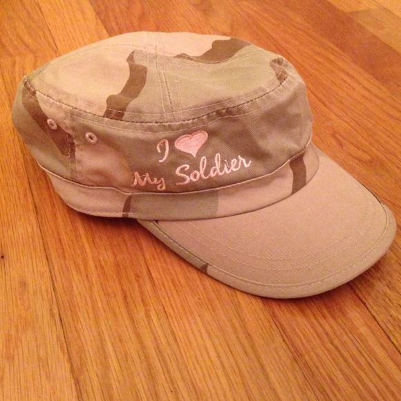I 💗 my soldier cap-NWOT