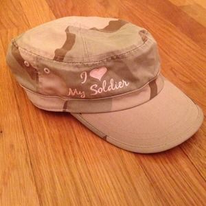 I 💗 my soldier cap-NWOT