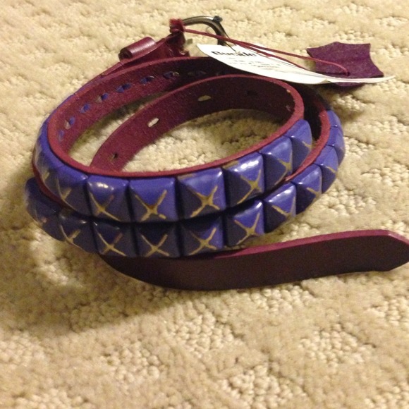 Thin purple belt from Buckle