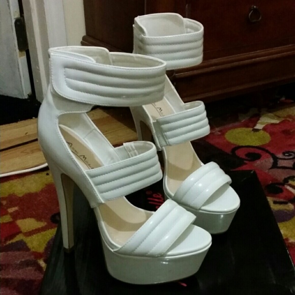 White pumps
