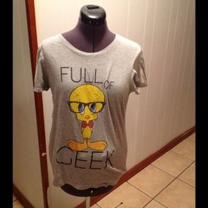 Looney Tunes Tweety Bird Geek Shirt