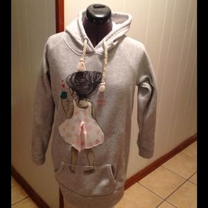 Little Girl Ribbon Sweater