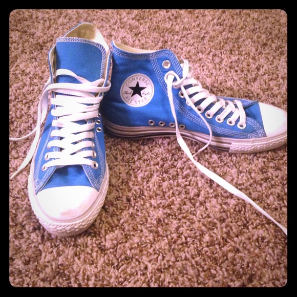 🌀HOST PICK!🌀 Converse blue high tops