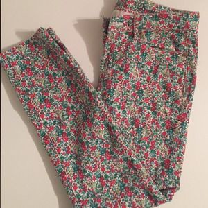 Jcrew liberty London matchstick jeans