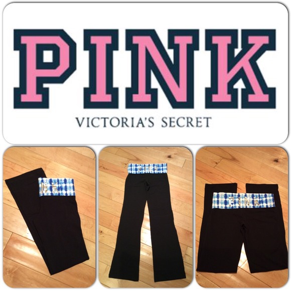 💙NWOT VS PINK ADORABLE BOOTCUT YOGA PANTS💙