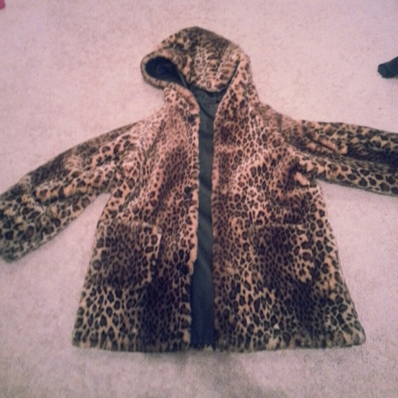 Wilson's Leather Leather & Leopard print Coat - Picture 2 of 4