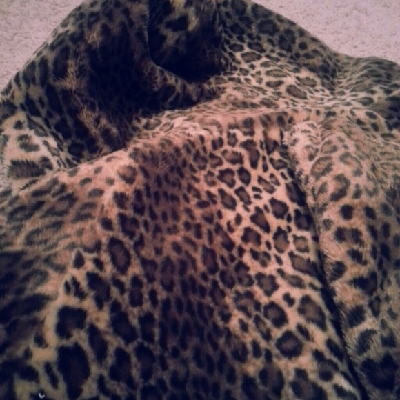 Wilson's Leather Leather & Leopard print Coat - Picture 4 of 4
