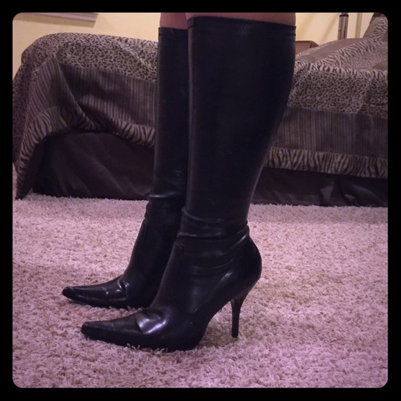 Tall Pointed Boots
